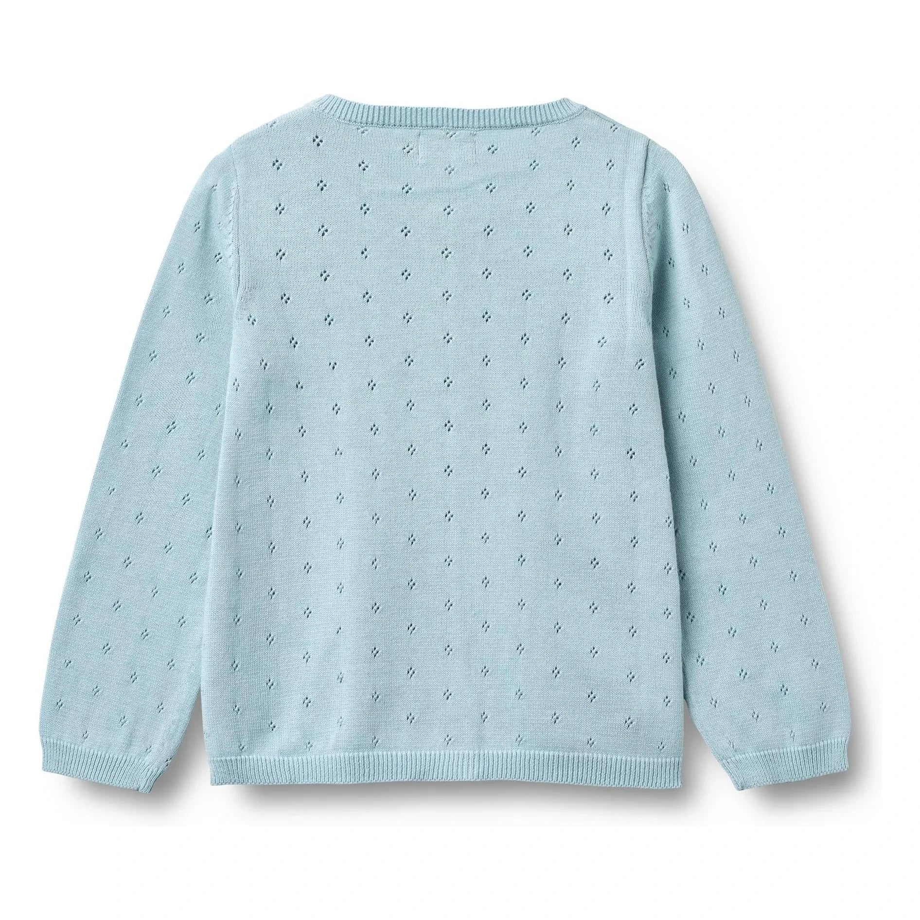 Wheat - Maia Bio-Baumwollstrickjacke | Hellblau