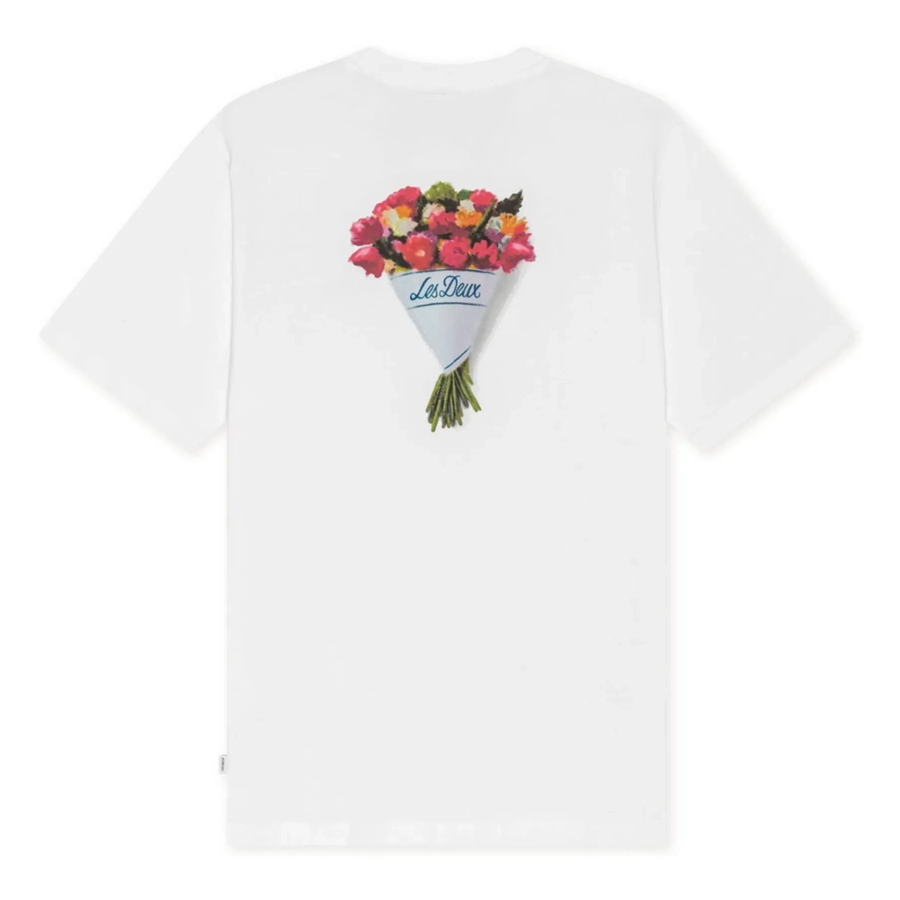 Les Deux - Blumenstrauß T-Shirt | Weiß