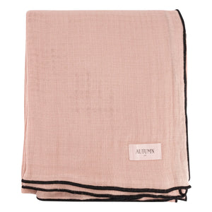 Herbst – Musselin-Servietten – 2er-Set | Altrosa