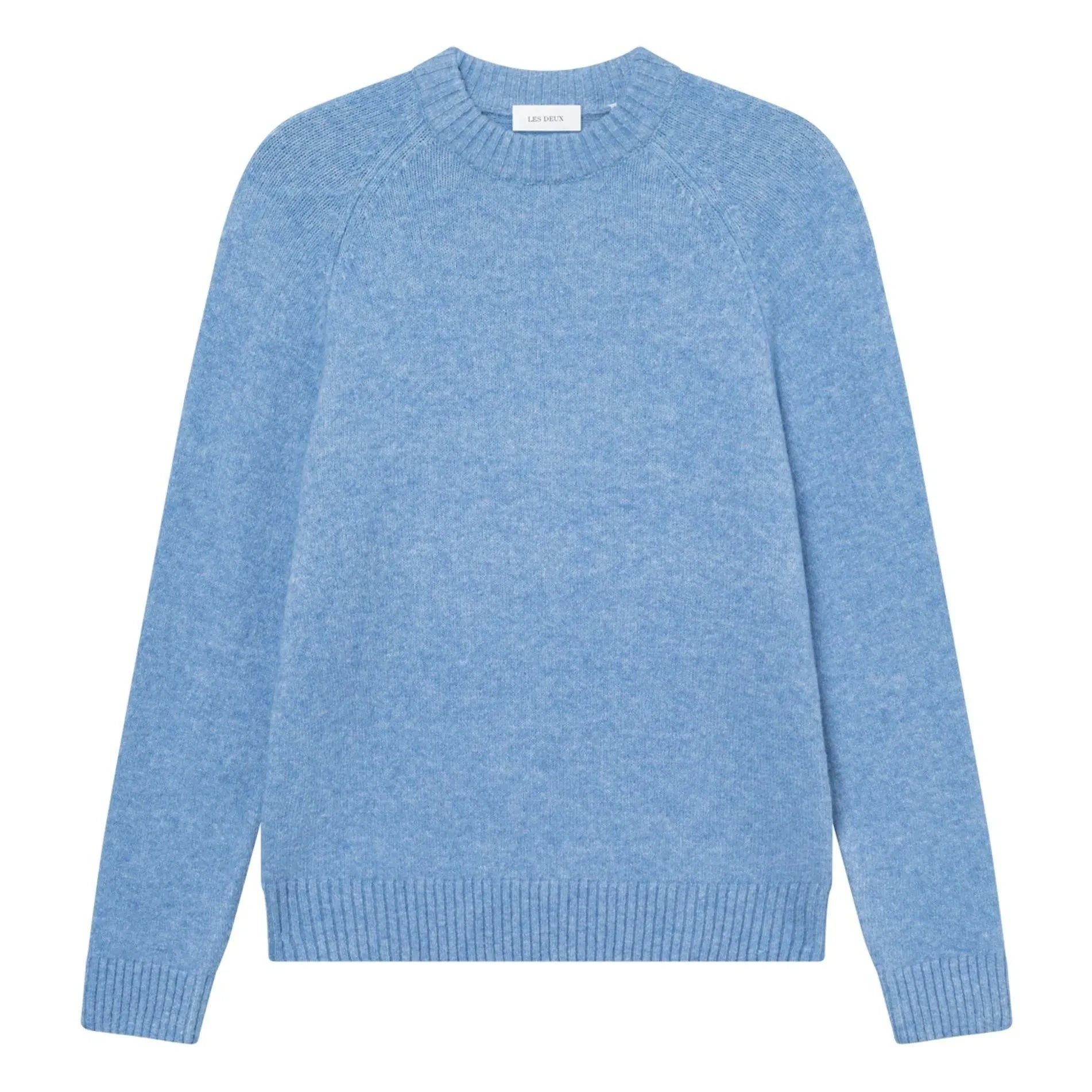 Les Deux - Gilbert Rundhals-Strickpullover | Blau
