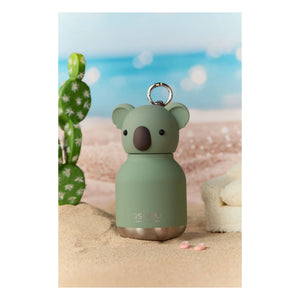 Asobu - Koala Edelstahl-Mini-Trinkflasche | Grau