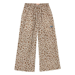 Tinycottons - Poplin-Leopardenhose | Braun