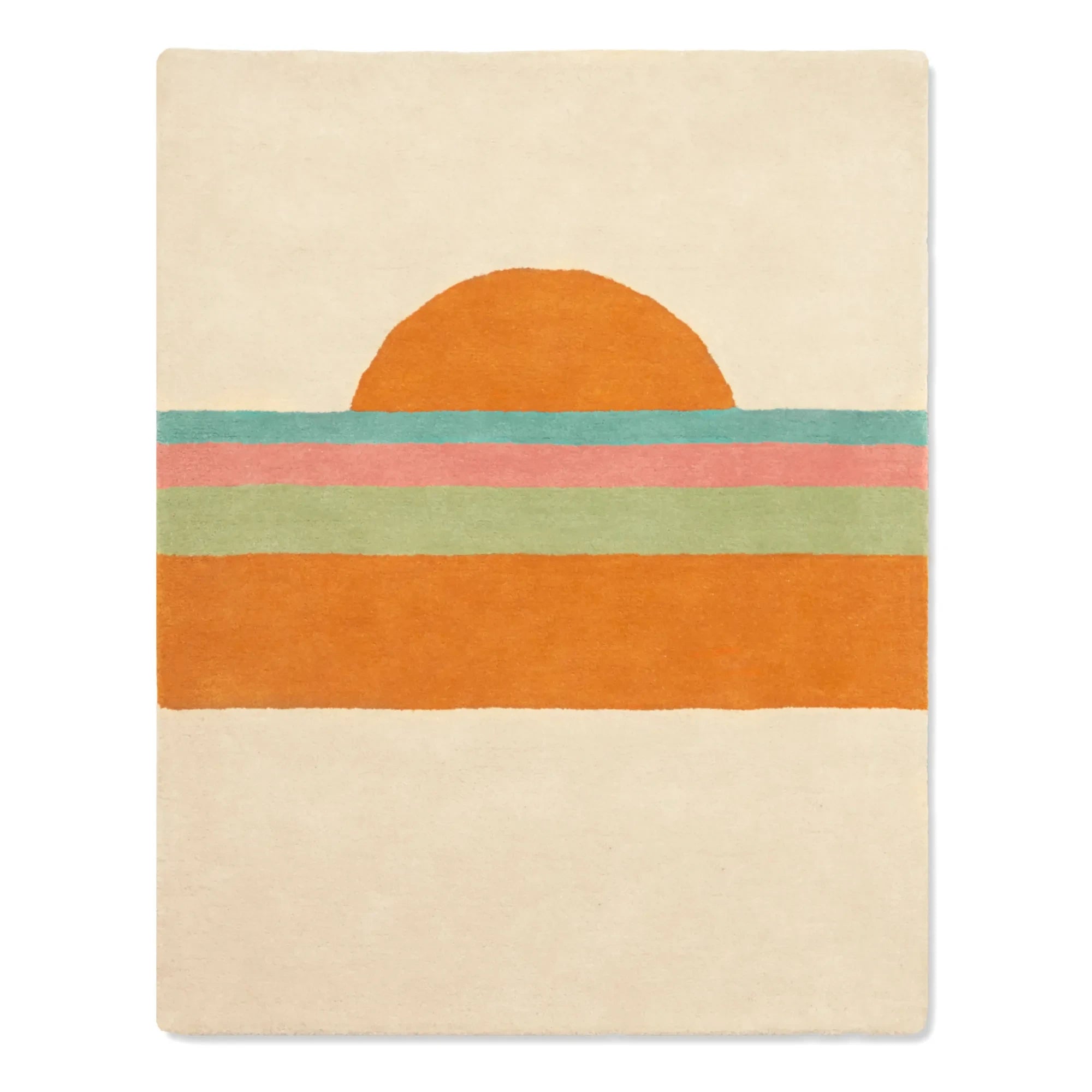 Bleuu-studio - Sonnenuntergang Teppich | Orange