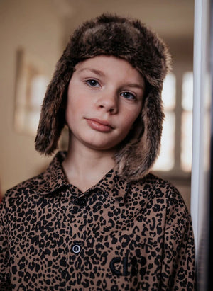 Cos I Said So - Leopar Logolu Overshirt | Kahverengi