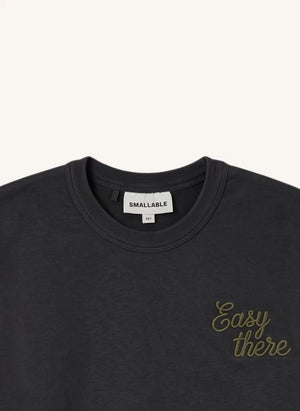Smallable Kid - Arlo Easy Original Bio-Baumwoll-Sweatshirt | Schwarz