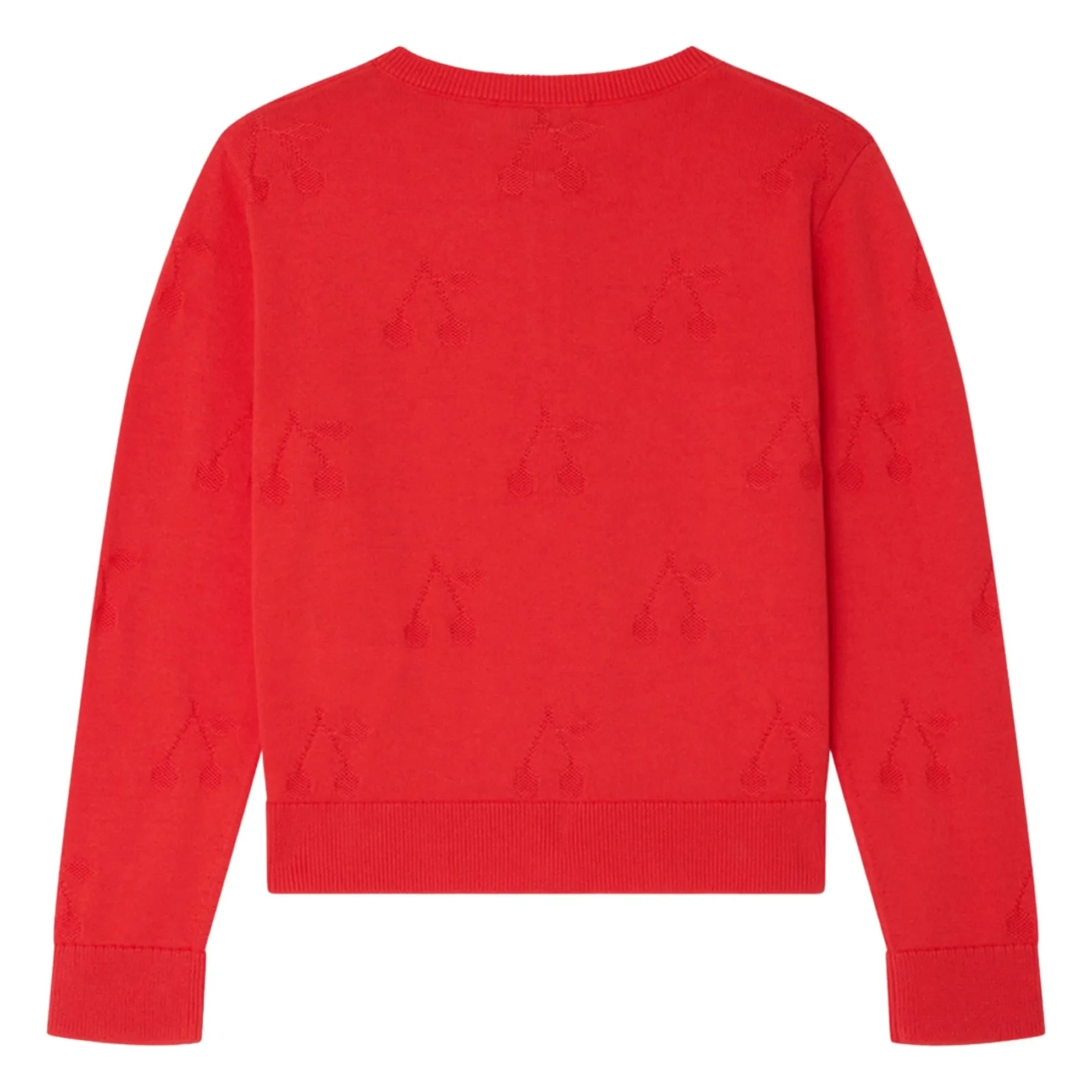 Bonpoint - Lysia Cardigan aus Bio-Baumwolle | Mohnrot