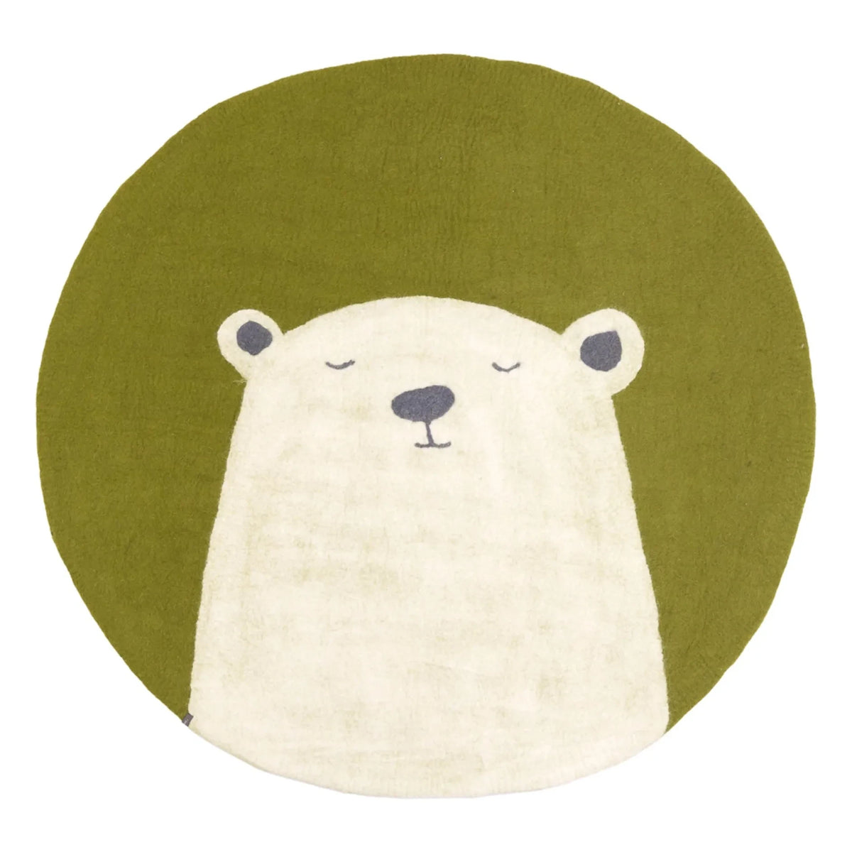 Muskhane - Filzteppich Pasu Grizzly | Grün
