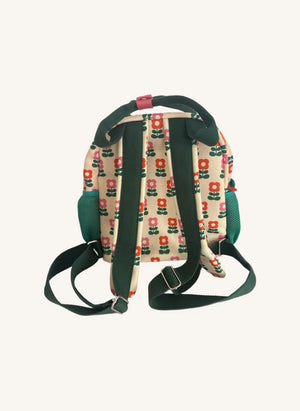 Mini Kyomo - Siebziger Blumen Rucksack - Mini Kyomo x Taxi Brousse | Beige