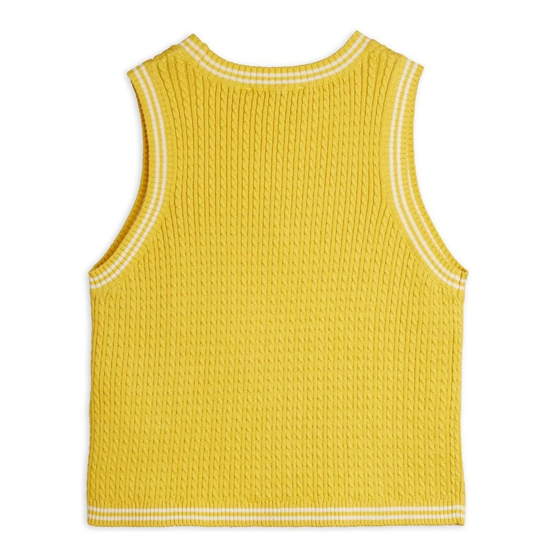 Mini Rodini - Bio-Baumwoll-Strickoberteil | Gelb