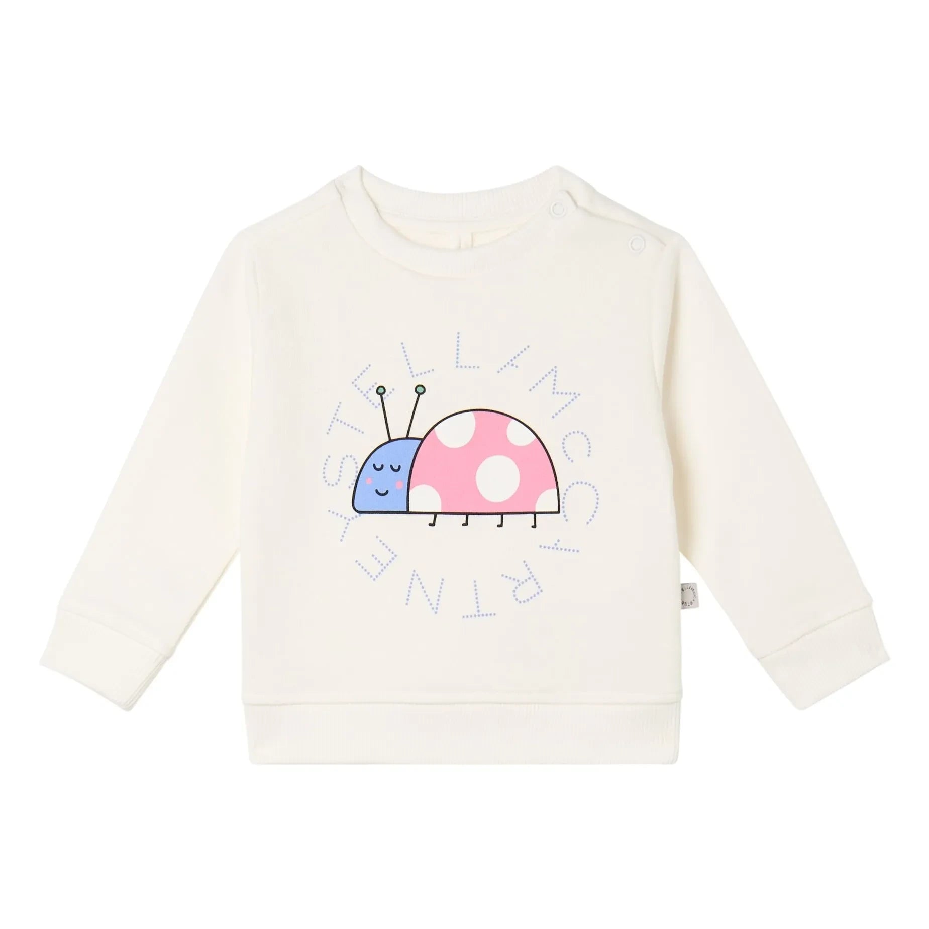 Stella McCartney Kids - Coccinelle Bio-Baumwoll-Sweatshirt | Ivory