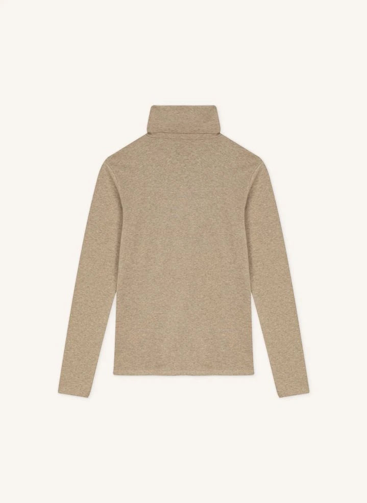 Petit Bateau - Klassischer Rollkragen | Heather beige