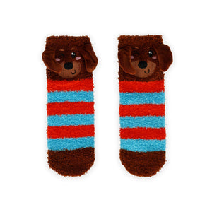 Legami - Rutschfeste Dackel Kinder Socken - Perfekte Passform!