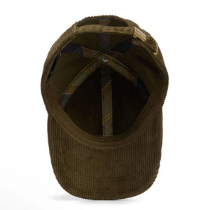 Barbour - Preston Kadife Şapka | Zeytin Yeşili