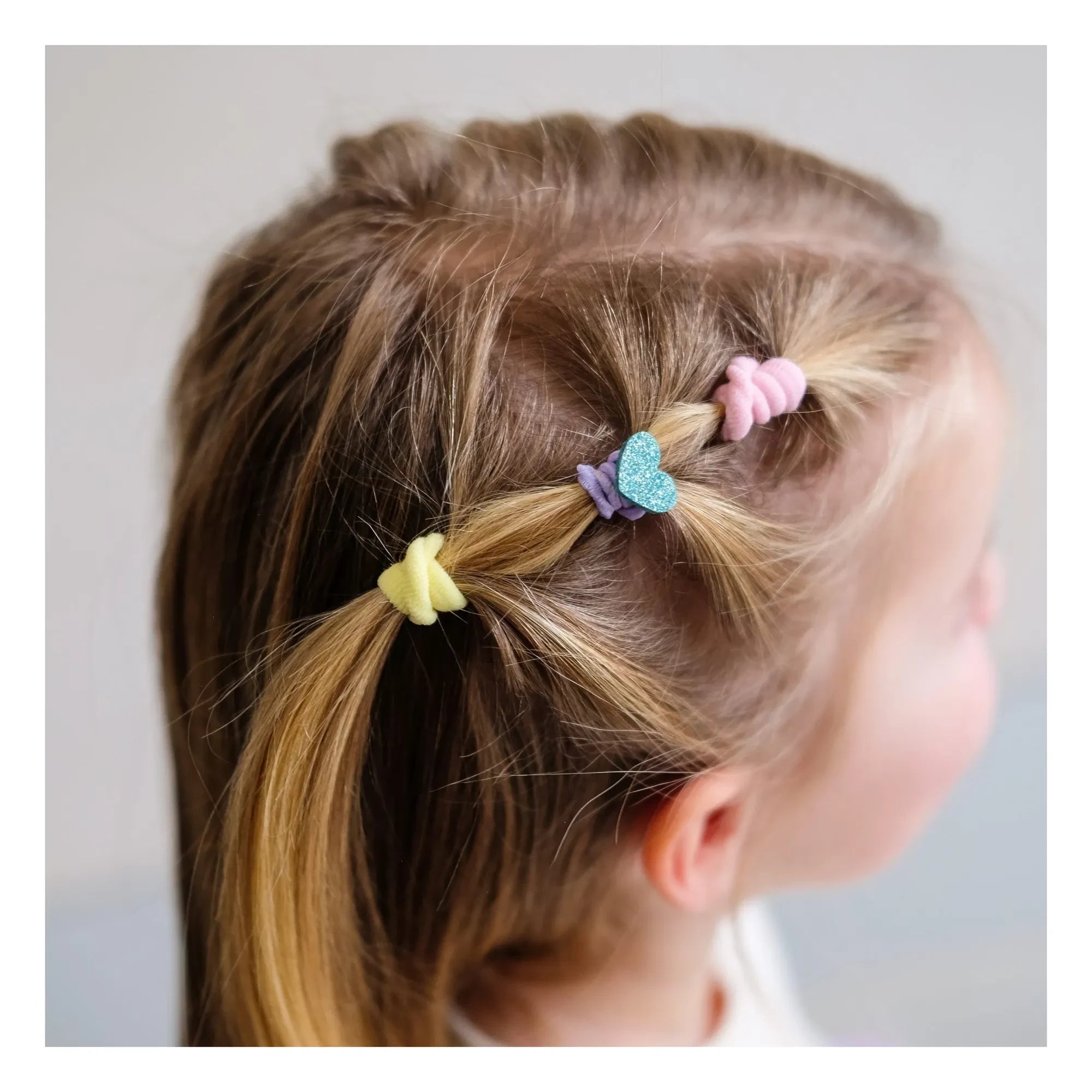 Mimi & Lula - 14-teiliges Set Haargummis und Haarspangen | Lila