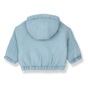 1+ in the family - Imbros Jeans-Kapuzenjacke | Hellblau