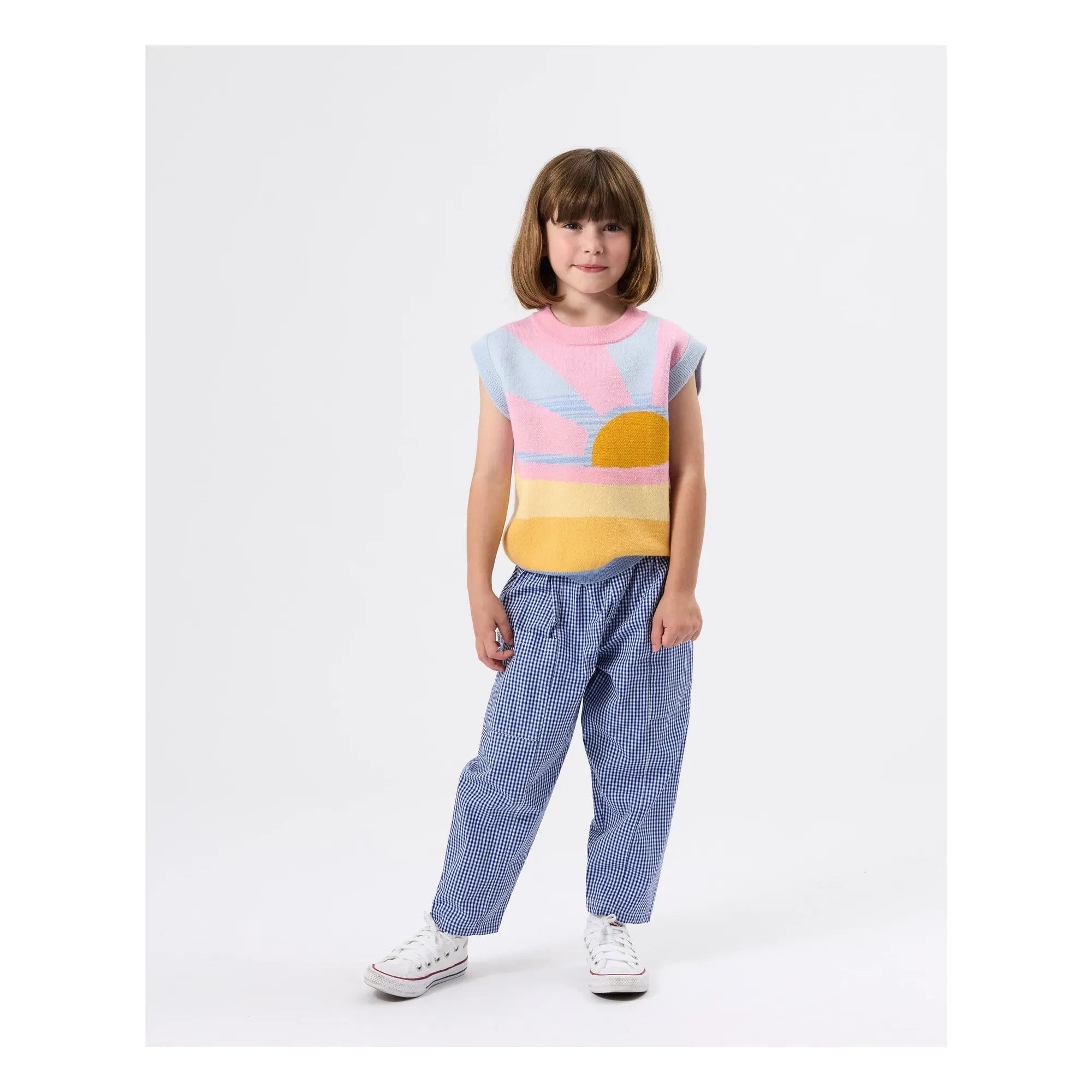 Goldie + Ace – Sunshine Ärmelloser Pullover | Rosa