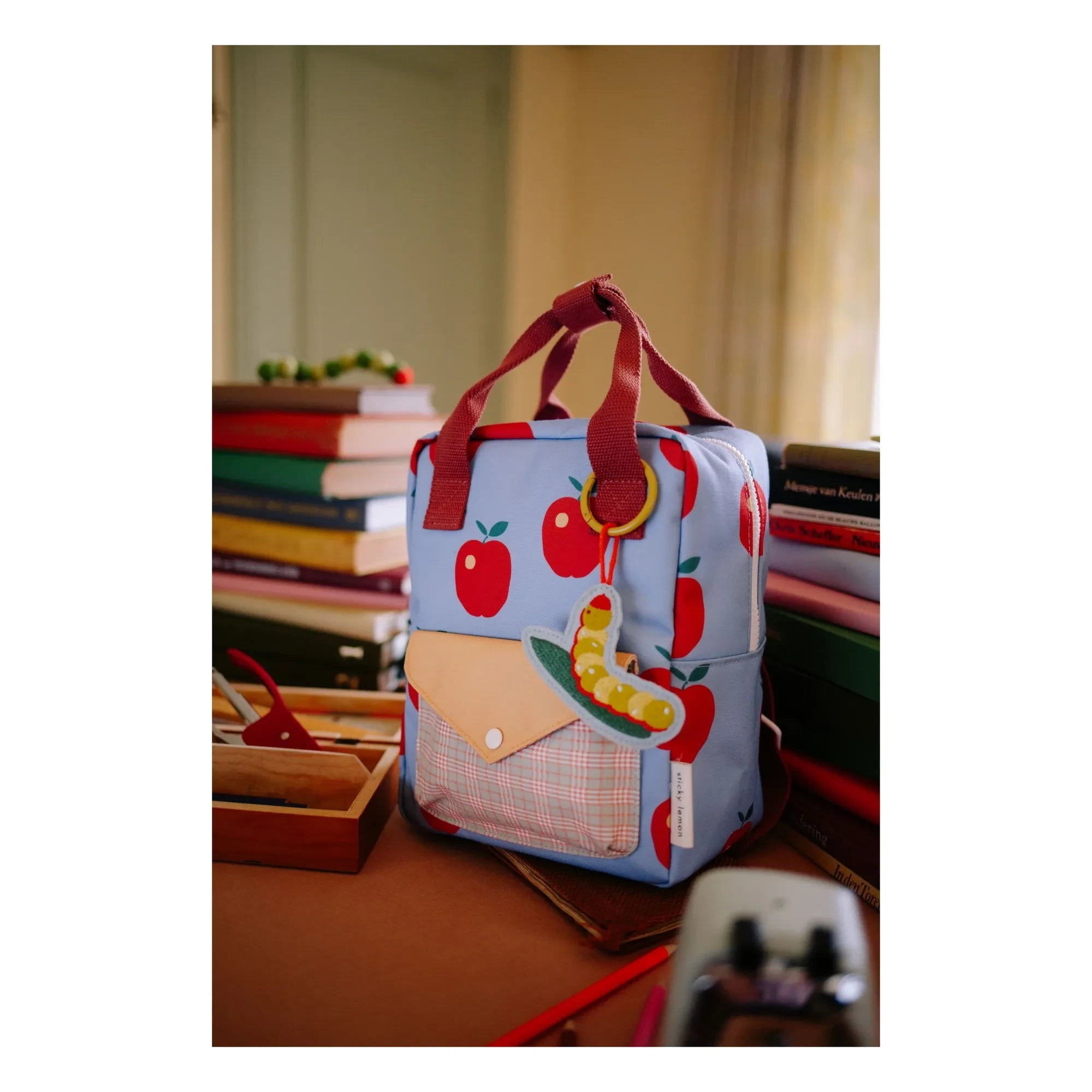 Sticky Lemon - Kleiner Umschlag Apple Rucksack | Blau