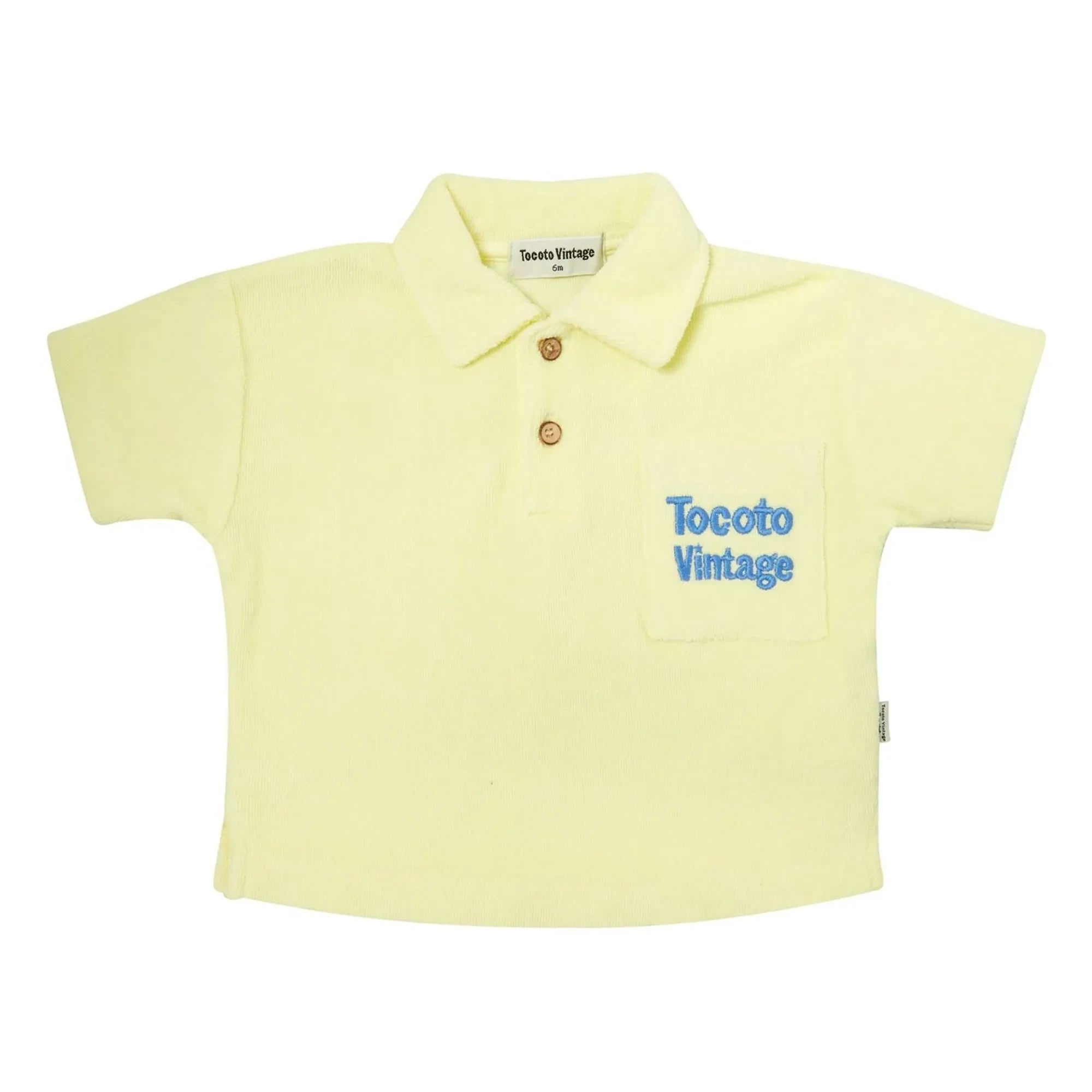 Tocoto Vintage - Frottee-T-Shirt | Gelb