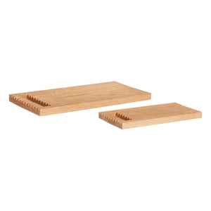 Hübsch - FSC-Eiche Schneidebretter - 2er-Set | Eiche