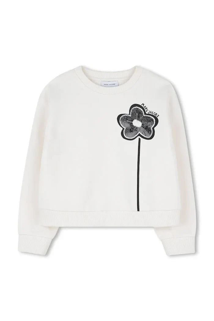 Marc Jacobs çocuk pamuklu sweatshirt