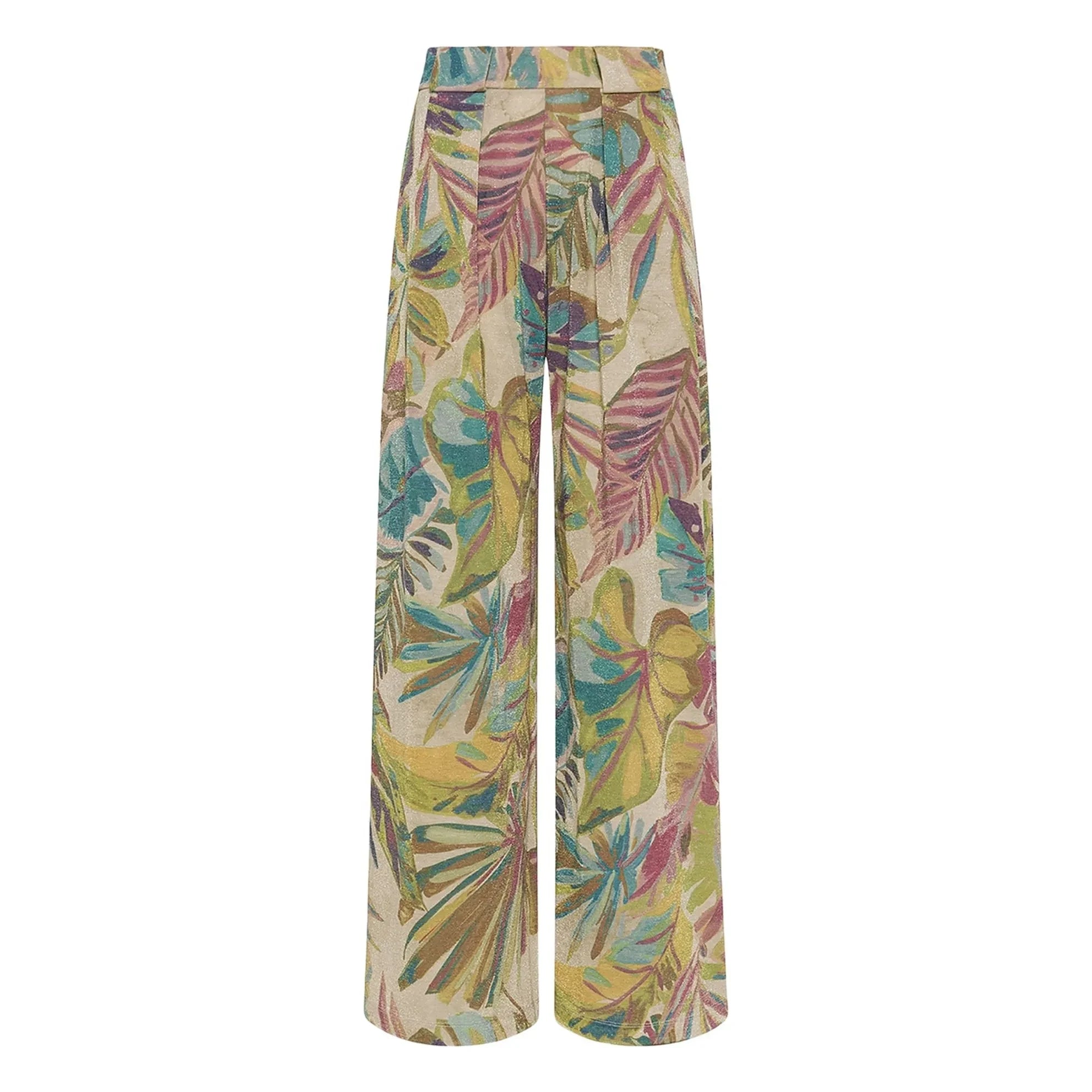 Momoni - Hose mit Aspen-Muster | Blau