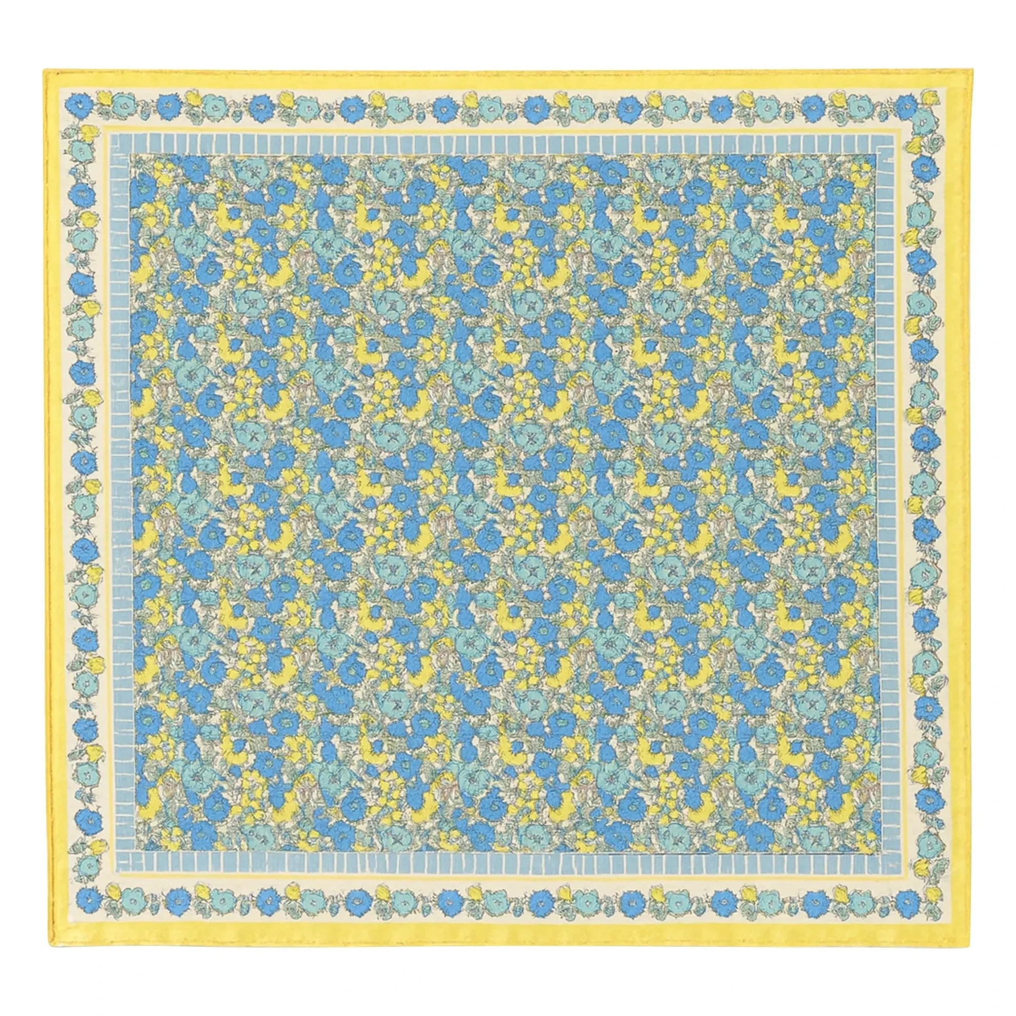 Bonton - 25 Jahre Schal Fleuri | Blau