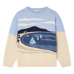 Bonpoint - Lyle Strandpullover aus Bio-Baumwolle | Sand