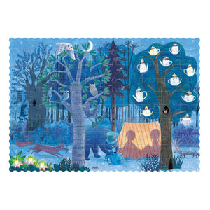 Londji - Beidseitiges Tag/Nacht-Waldpuzzle