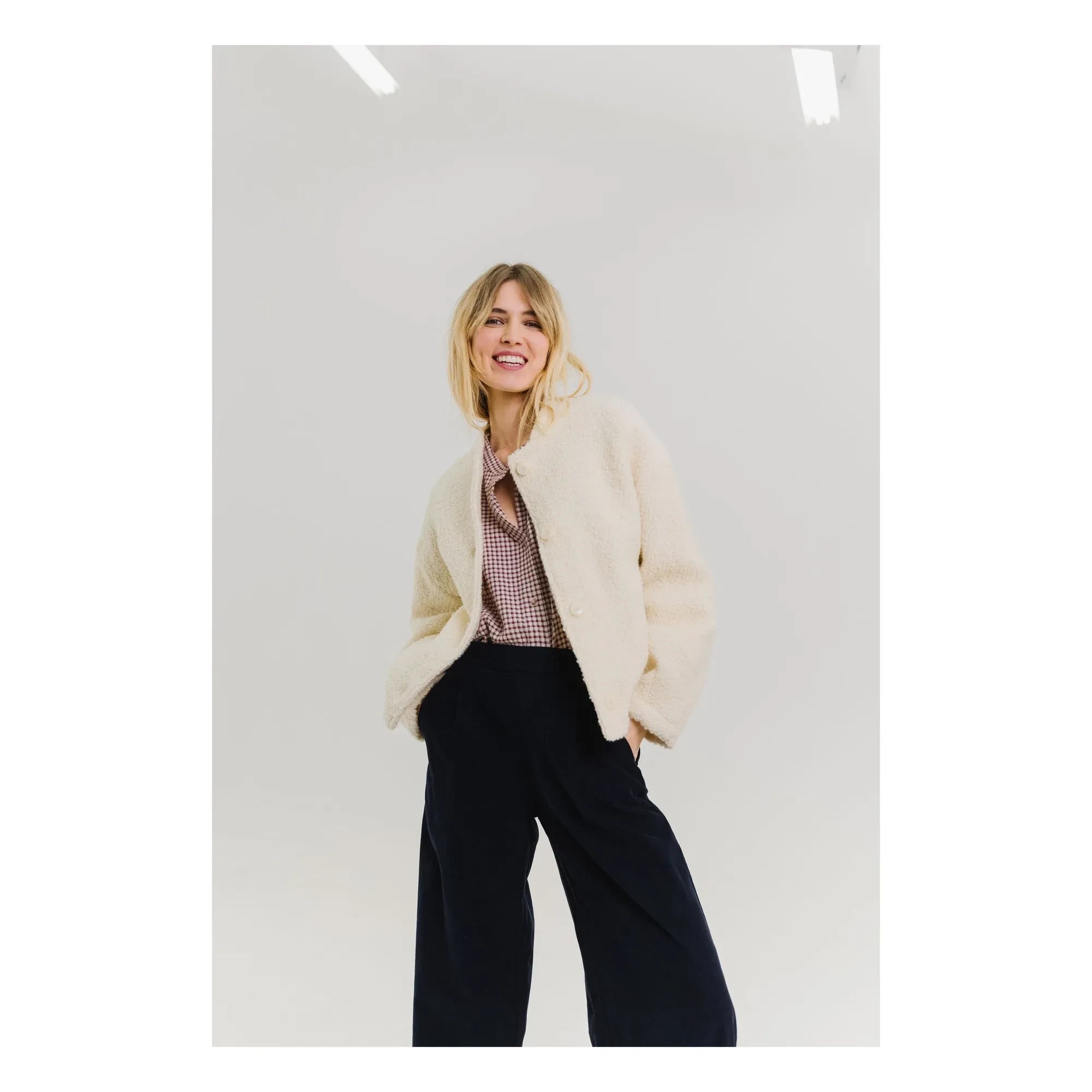 Sacrécoeur - Jay Bouclette Virgin Wool Jacke | Weiß