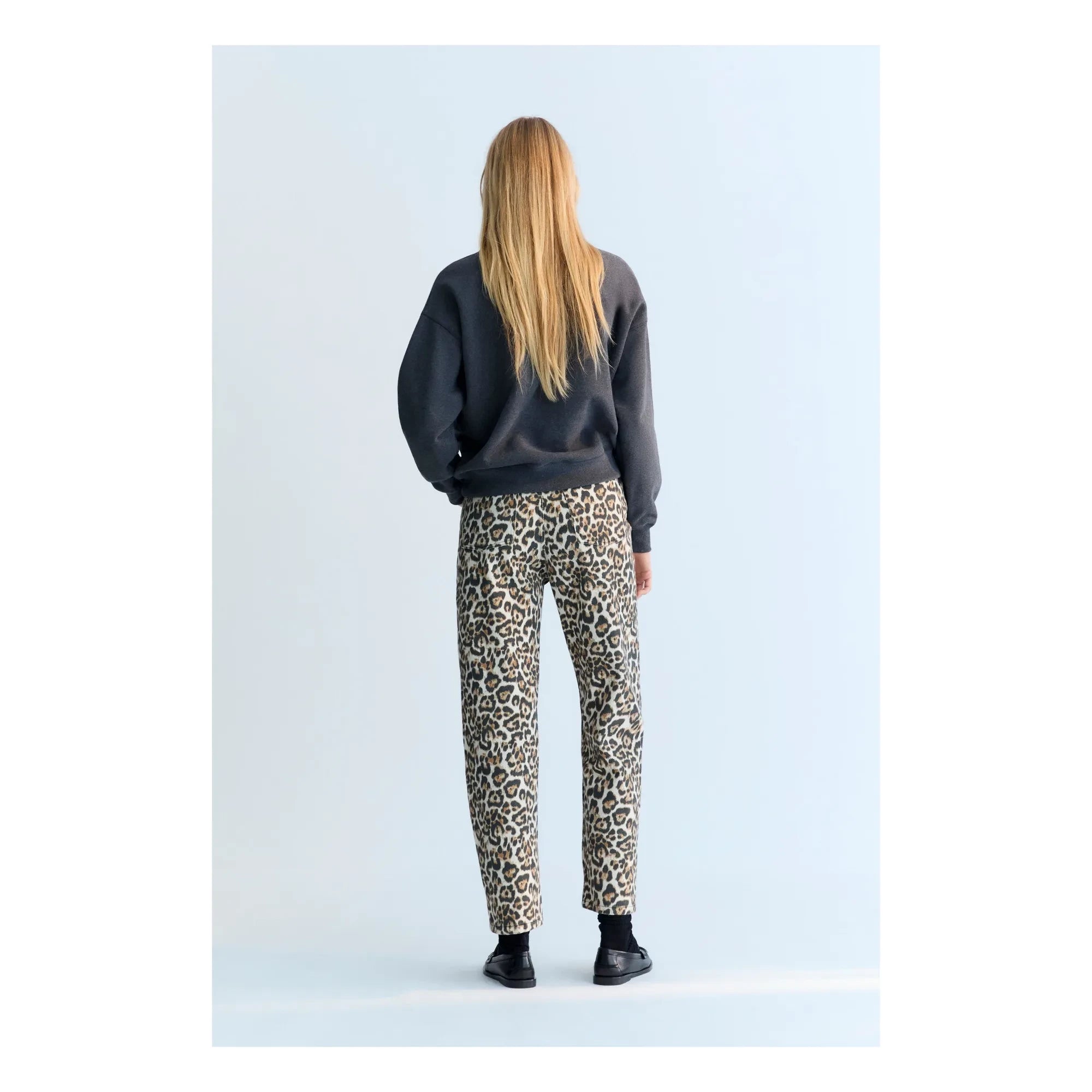 the new society - TNS Logo Sweatshirt | Dunkelgrau meliert