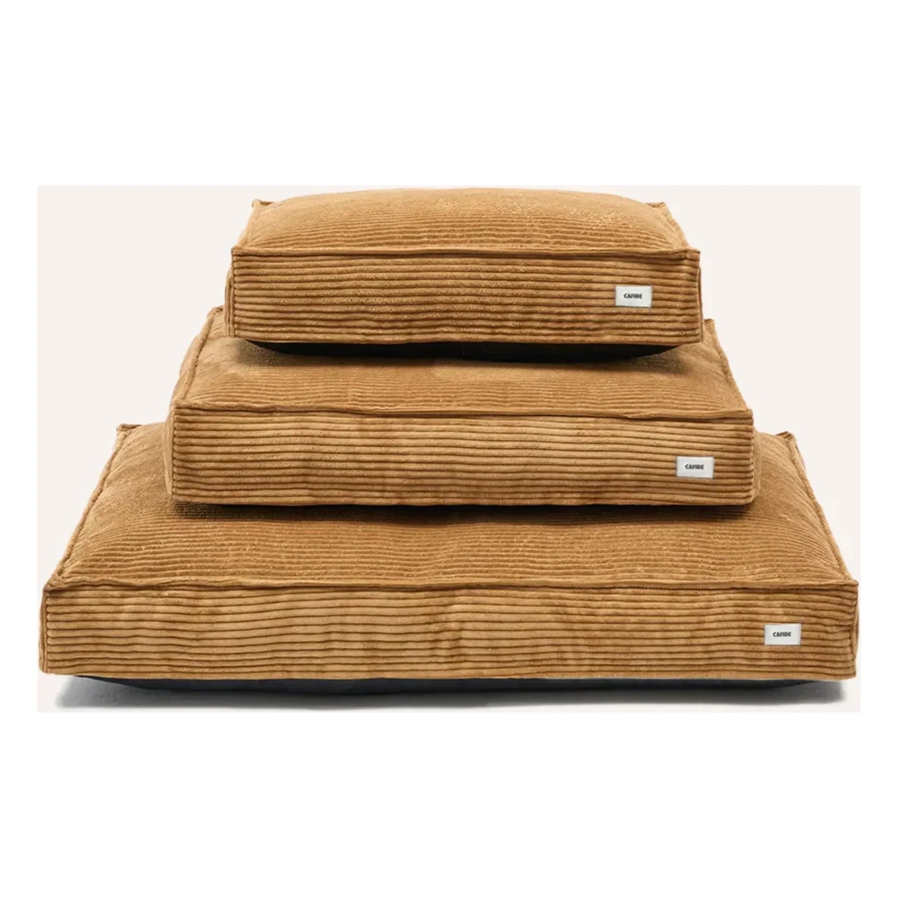 Cafide - Cuadra Samt-Hundebett | Senf