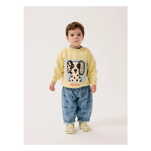 Bobo Choses – Dalmatinisches Sweatshirt für Babys aus Bio-Baumwolle | Gelb