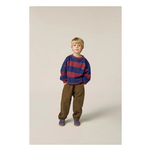 The Campamento - Çizgili sweatshirt | Bordo
