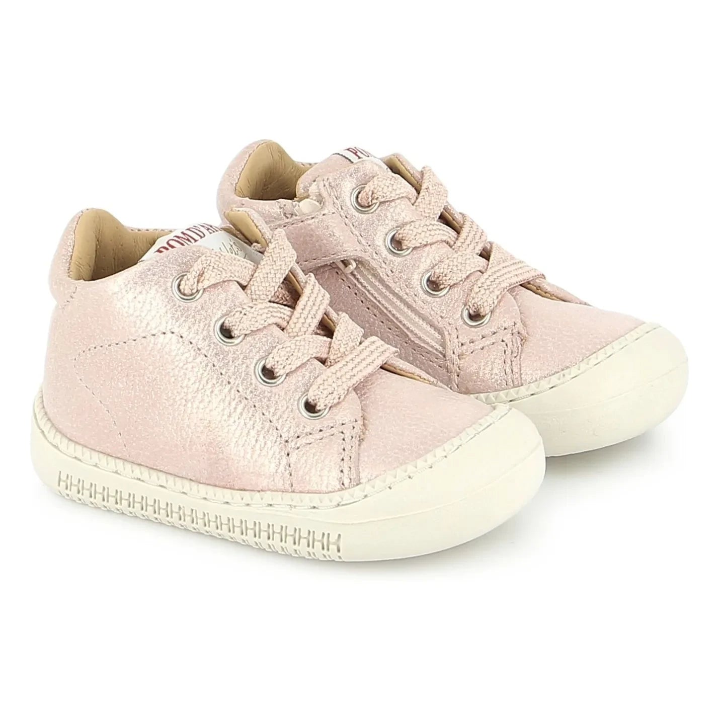 Pom d'Api - Glitzernde Stiefel Yaka Walk | Puderrosa