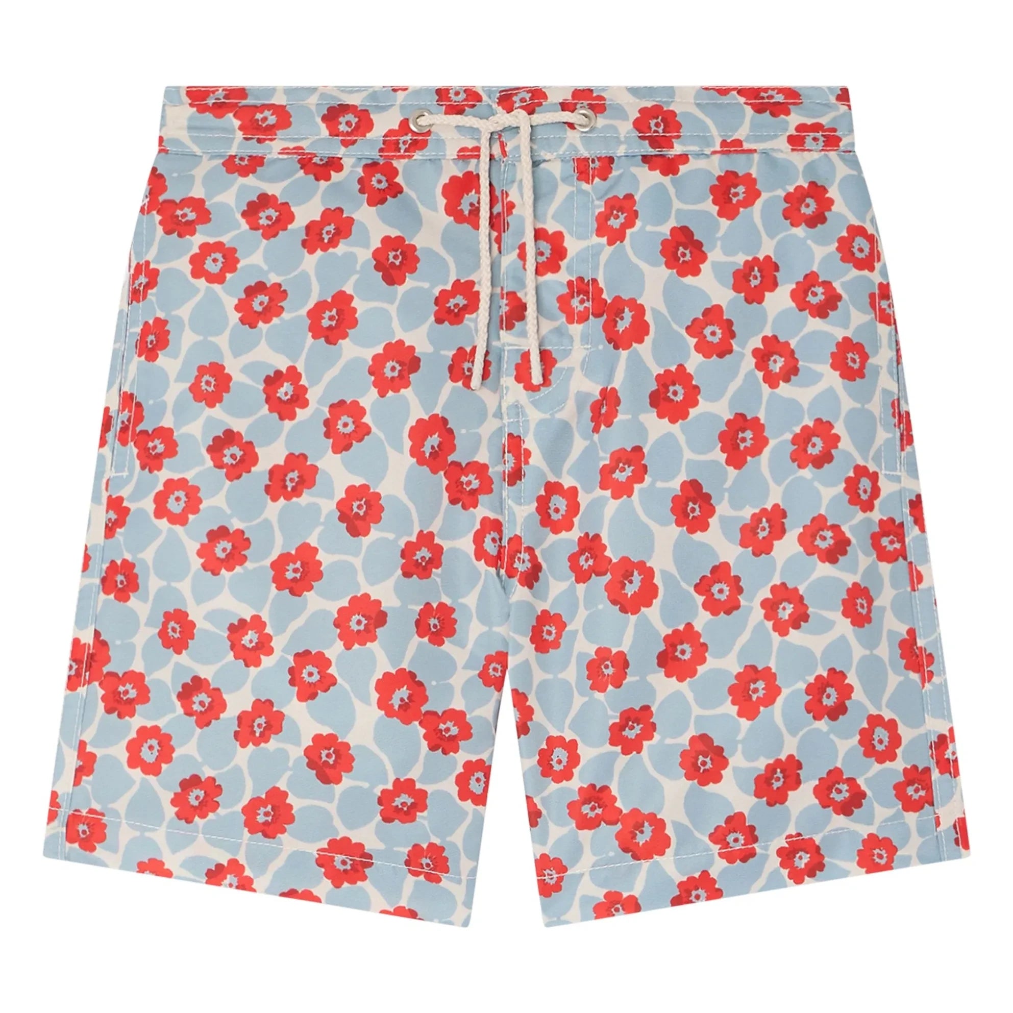 Bonpoint - Ariel Fleuri Badeshorts aus recyceltem Polyester | Hellblau