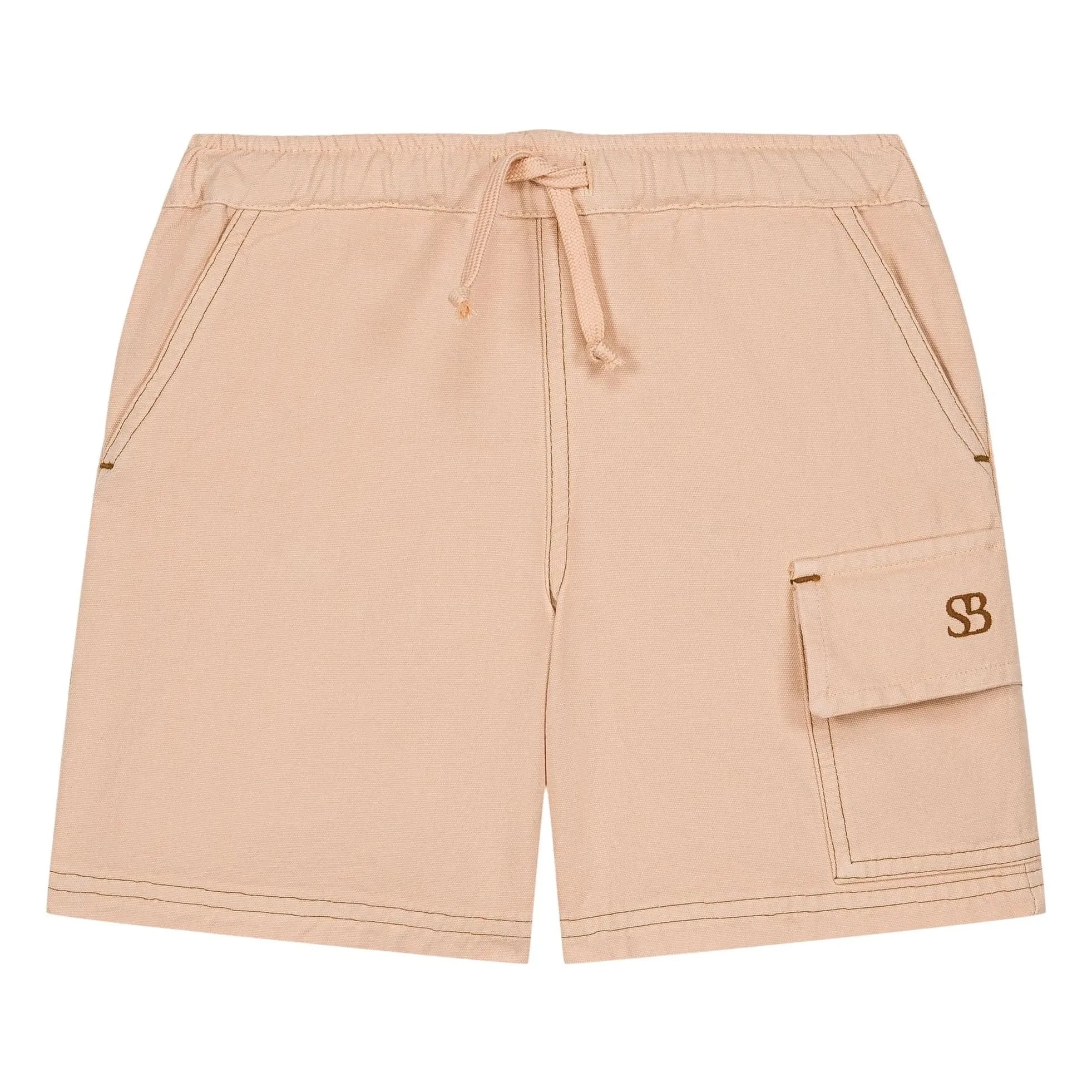 Studio Bohème - Cargo Bermudas aus Bio-Baumwolle | Beige