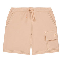 Studio Bohème - Cargo Bermudas aus Bio-Baumwolle | Beige