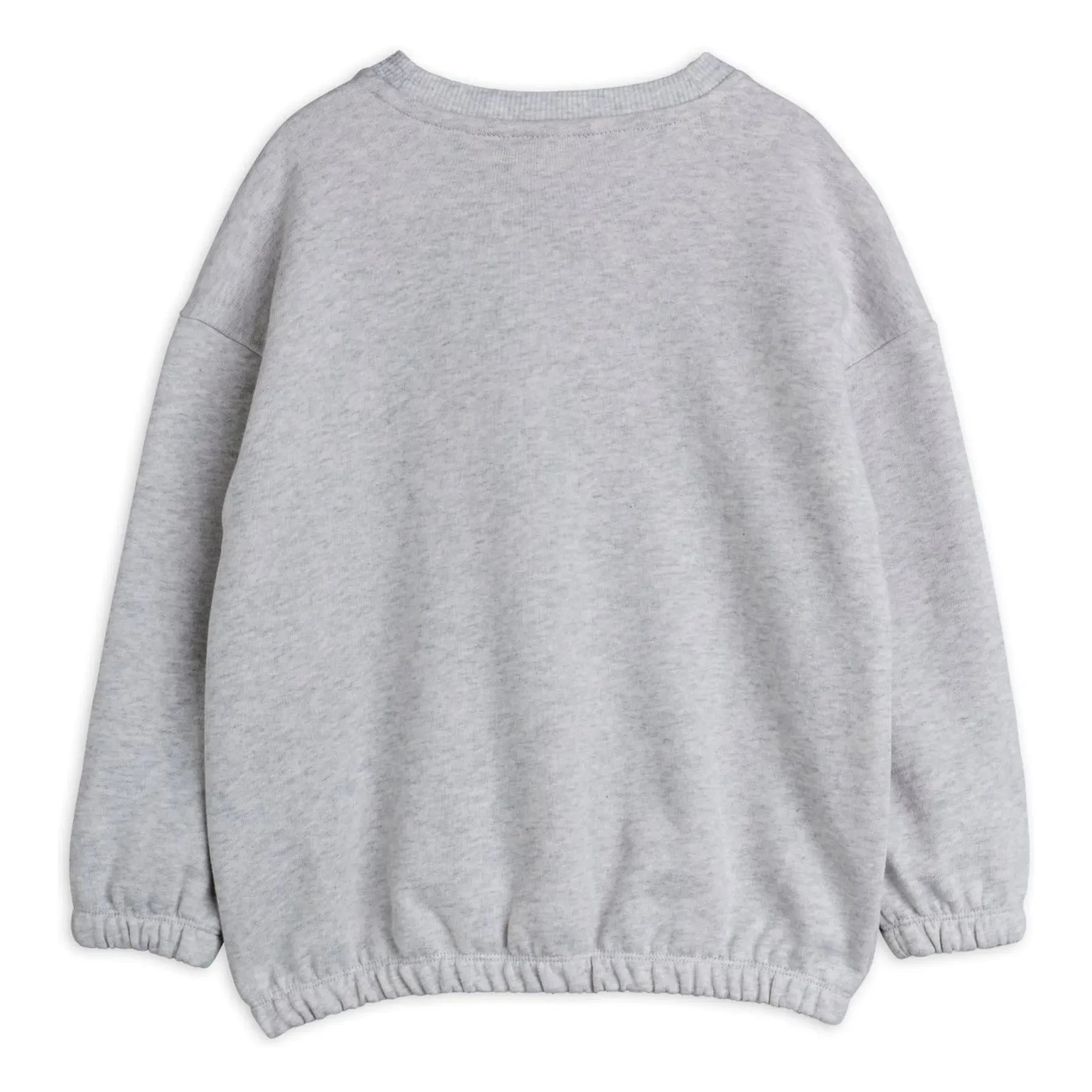 Mini Rodini – Sweatshirt aus Bio-Baumwolle mit Siamkatzen-Print | Graumeliert