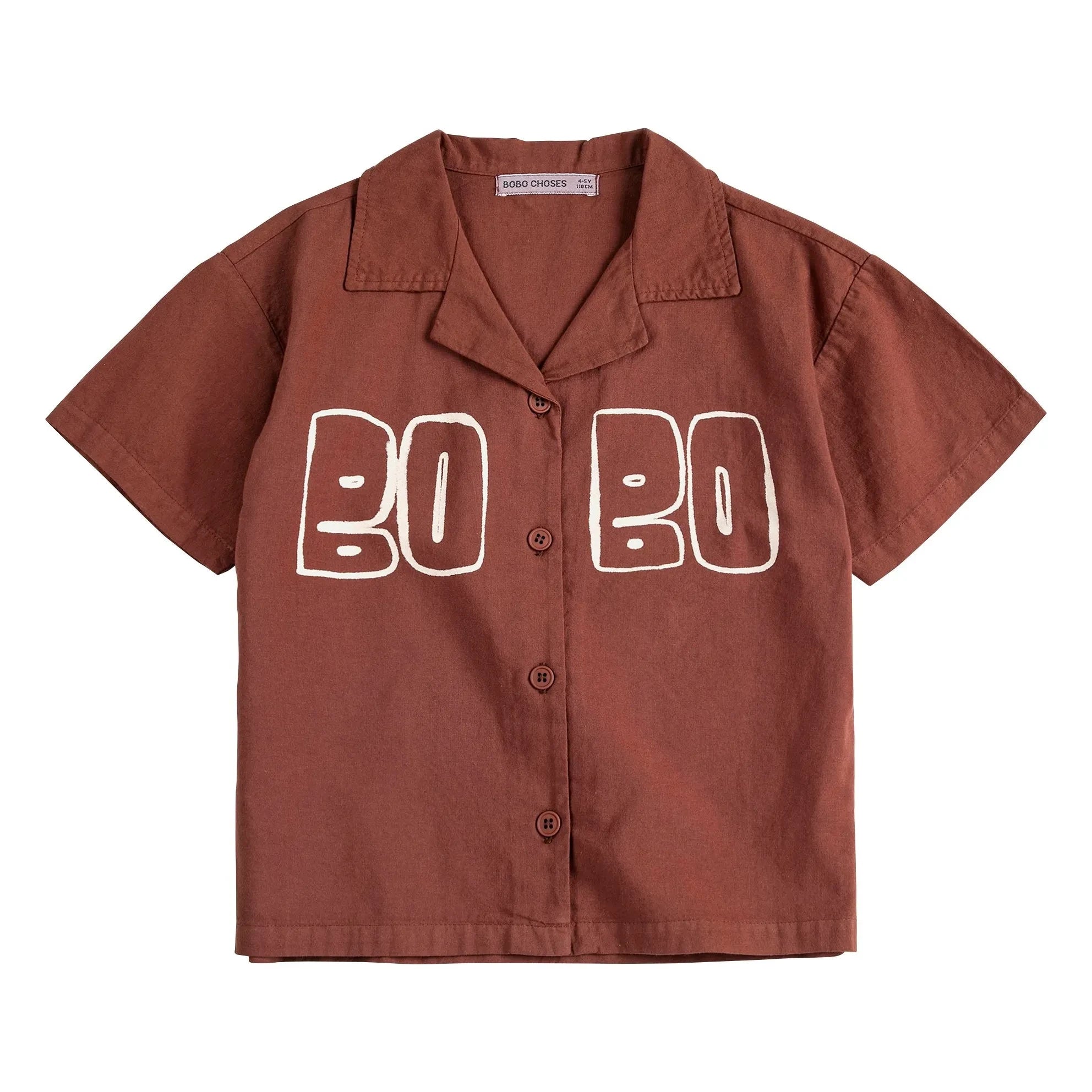 Bobo Choses - Bobo Bio-Baumwollhemd | Braun