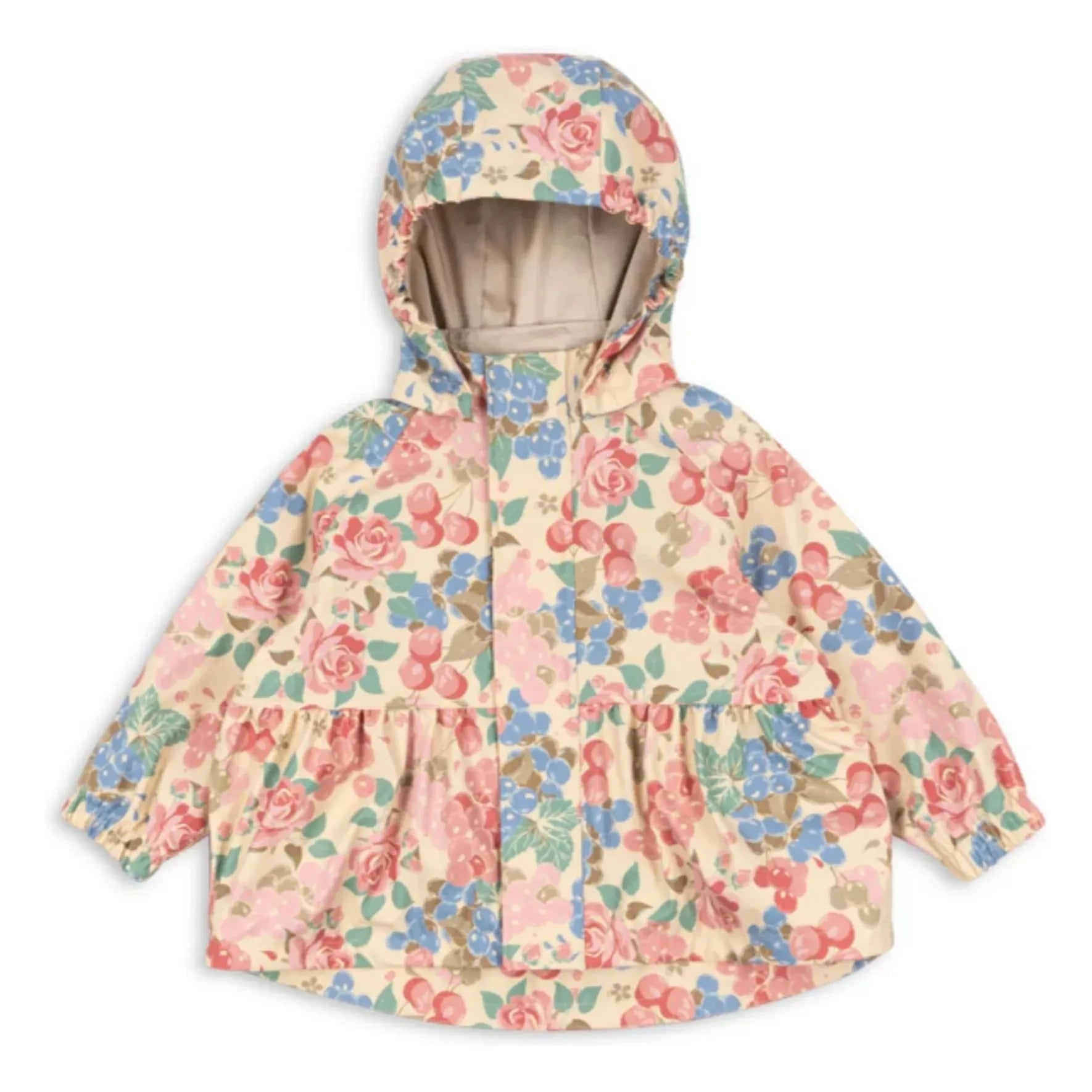 Konges Sløjd - Rainy Blumen Regenjacke | Beige
