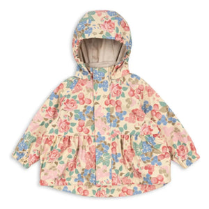 Konges Sløjd - Rainy Blumen Regenjacke | Beige