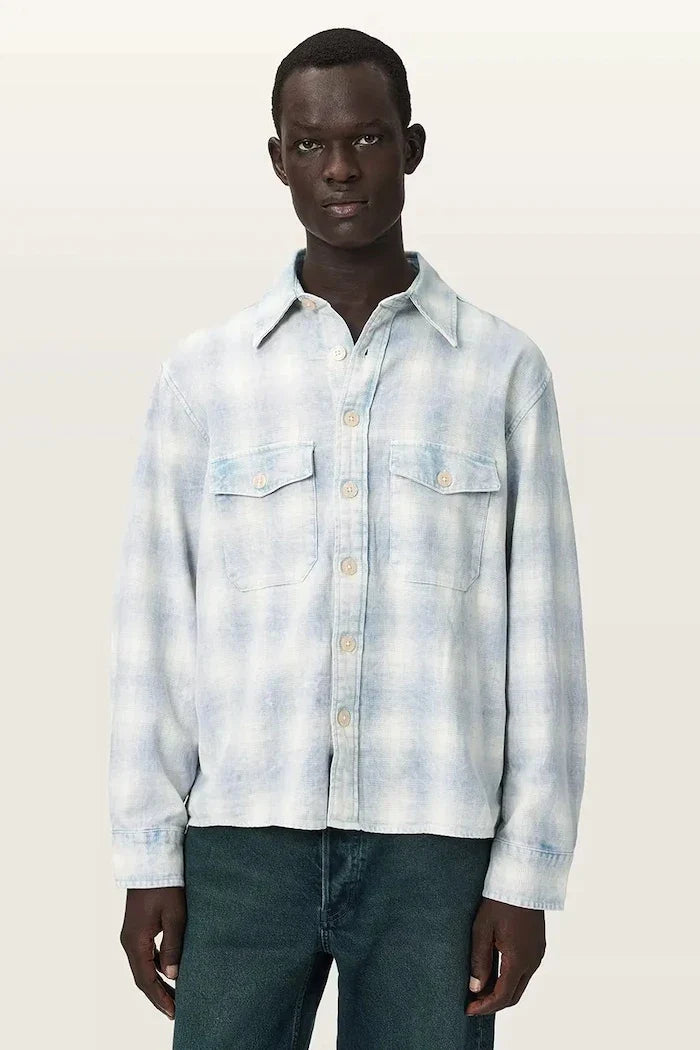 AllSaints pamuk erkek gömlek SANTOS