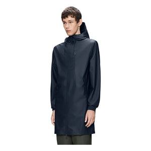 Rains - Storm Breaker W3 Langer Mantel | Marineblau