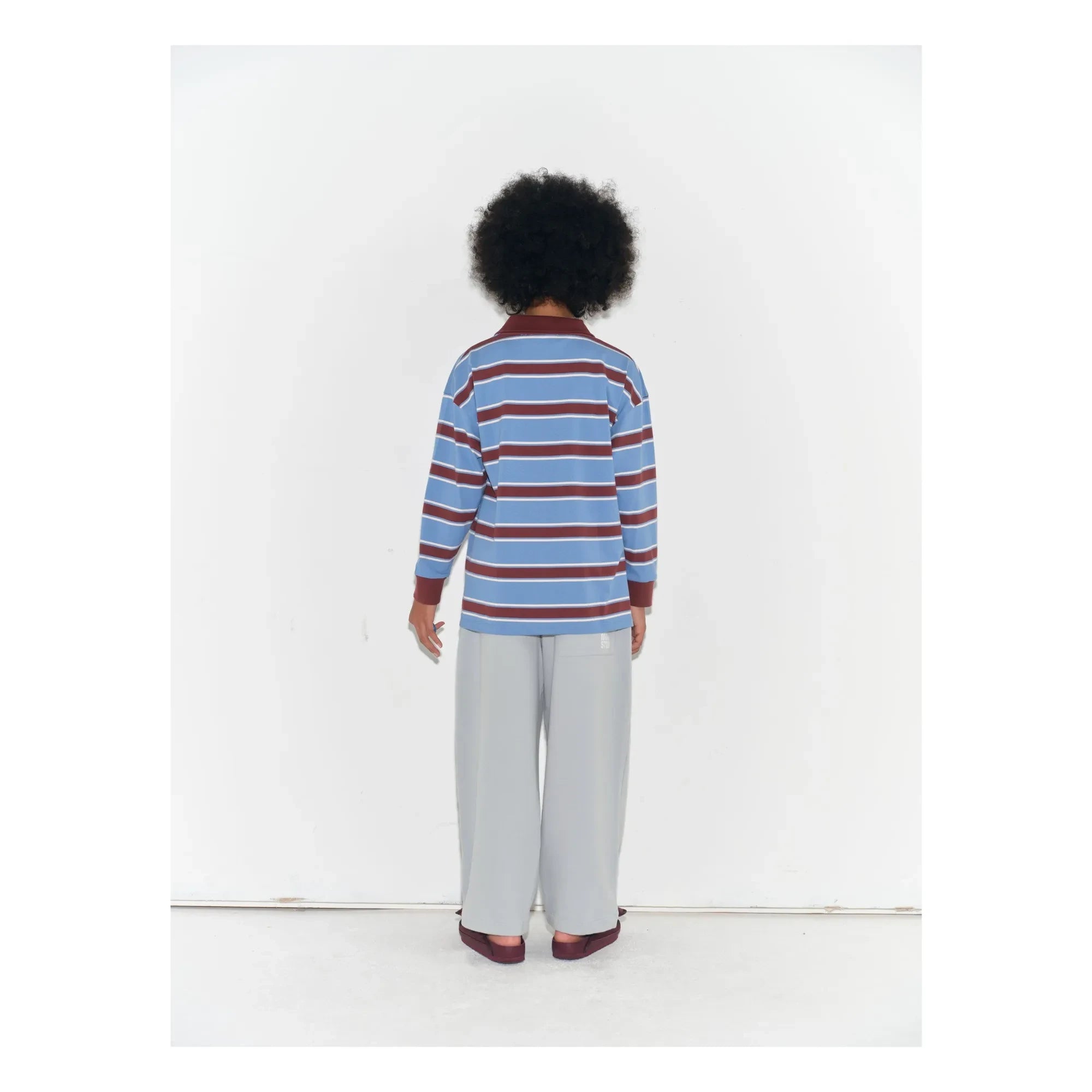 Main Story - Gestreiftes T-Shirt aus Bio-Baumwolle | Blau
