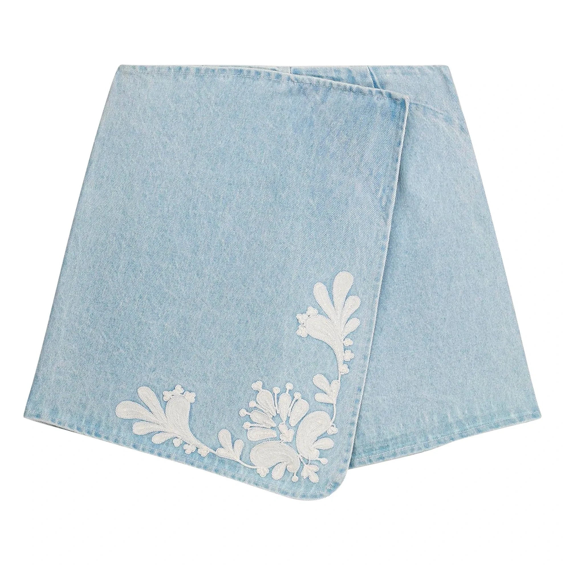 Louise Misha - Myrta Baumwollrock | Blau