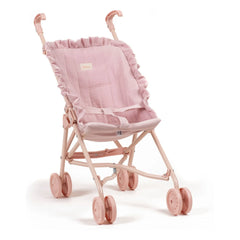 Minikane - Baumwoll-Gaze-Spielzeug-Babywagen | Pink
