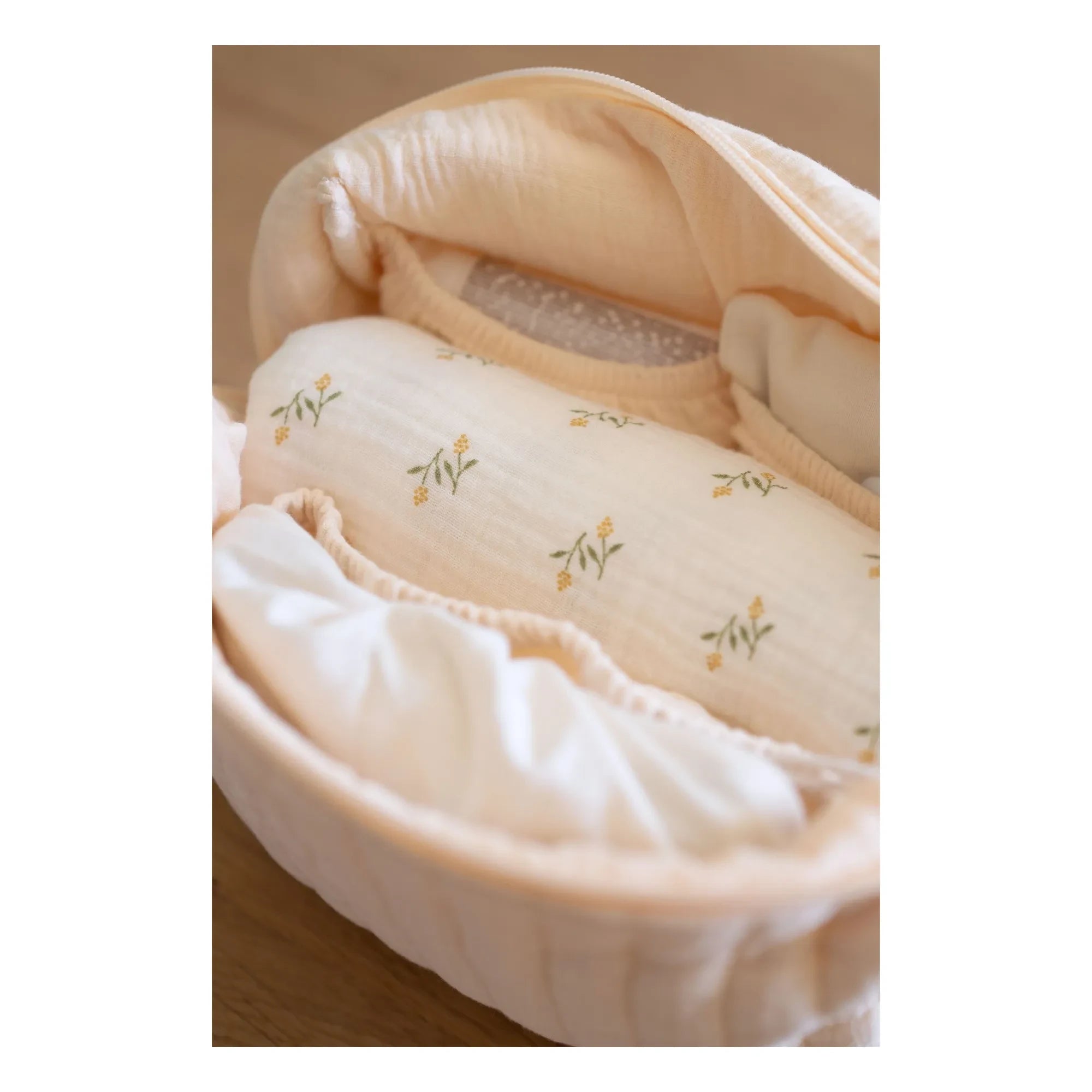 Soft Spot – Kosmetiktasche aus Bio-Baumwolle | Vanille