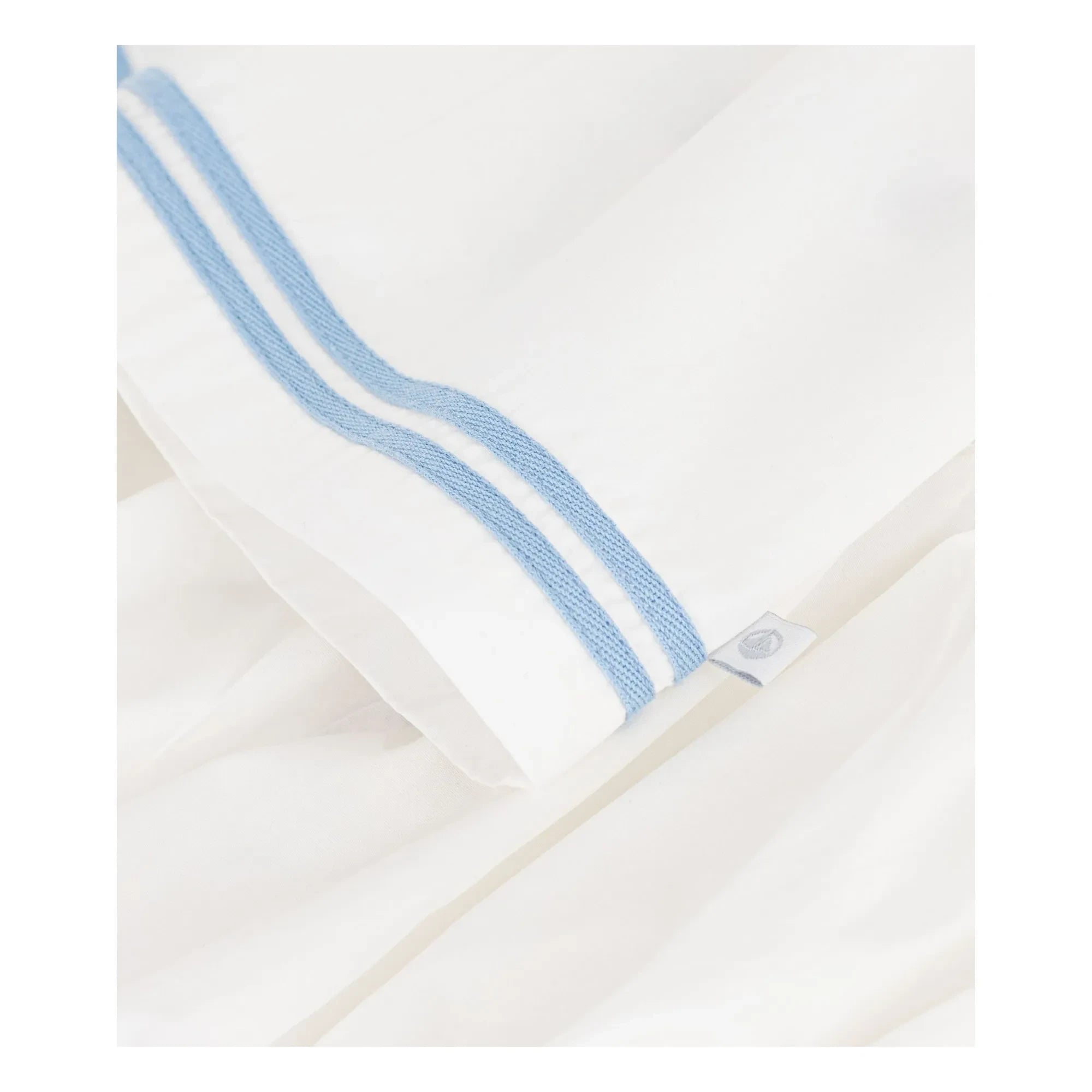 Petit Bateau - Marinekleid und Overall-Set aus Bio-Baumwollpopeline | Weiß