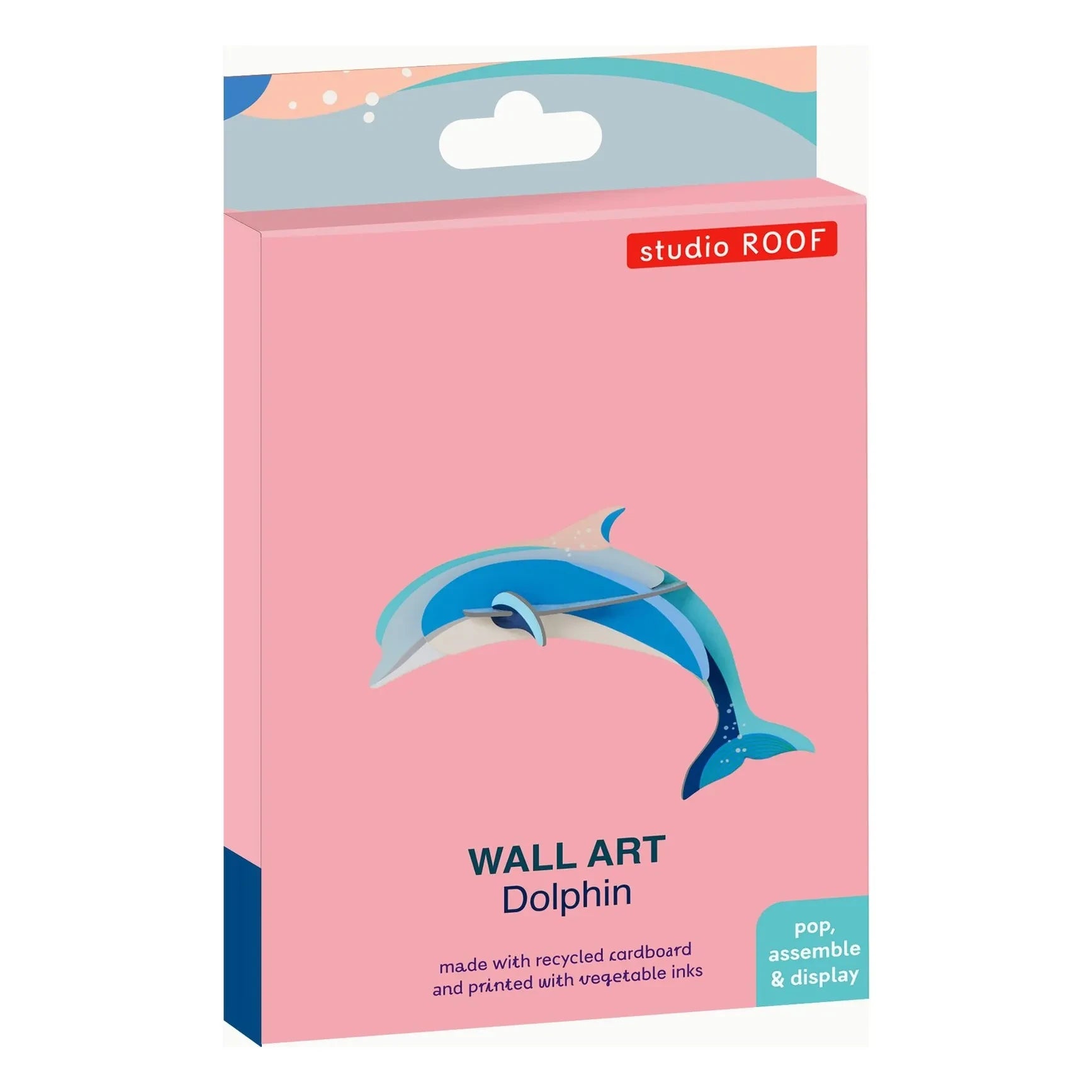 Studio Roof - Delfin Wanddekoration | Hellblau