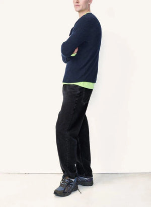 American Vintage - Ducksbay Wolle und Kaschmir Pullover | Dunkelblau